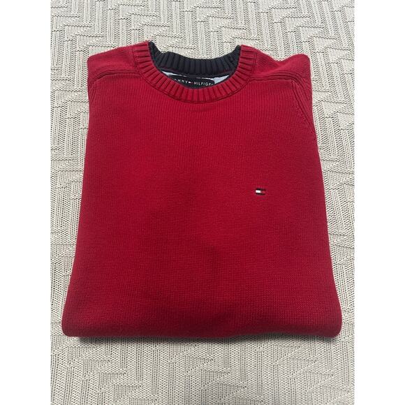 Tommy Hilfiger red sweater size L - Picture 1 of 7